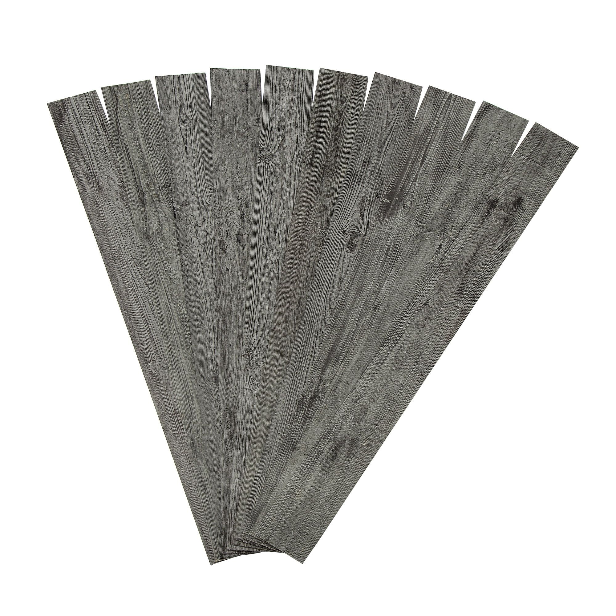 Rustic Grove Dark Gray Reclaimed Wood Wall Planks