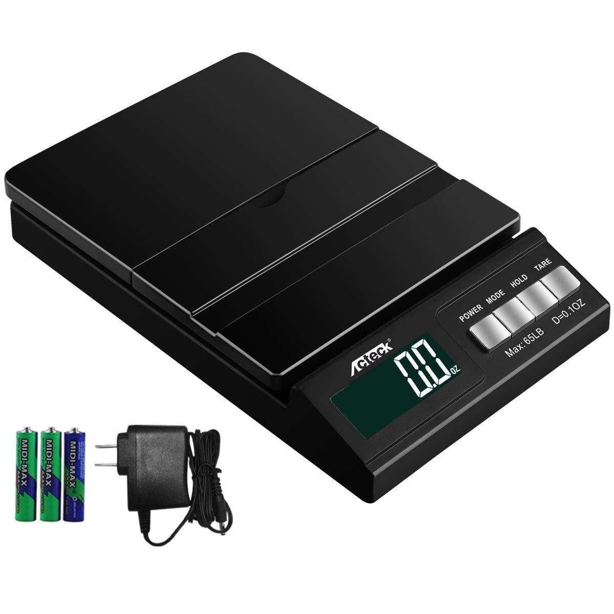 Acteck 65LB Black Digital Shipping Postal Scale with LCD Display