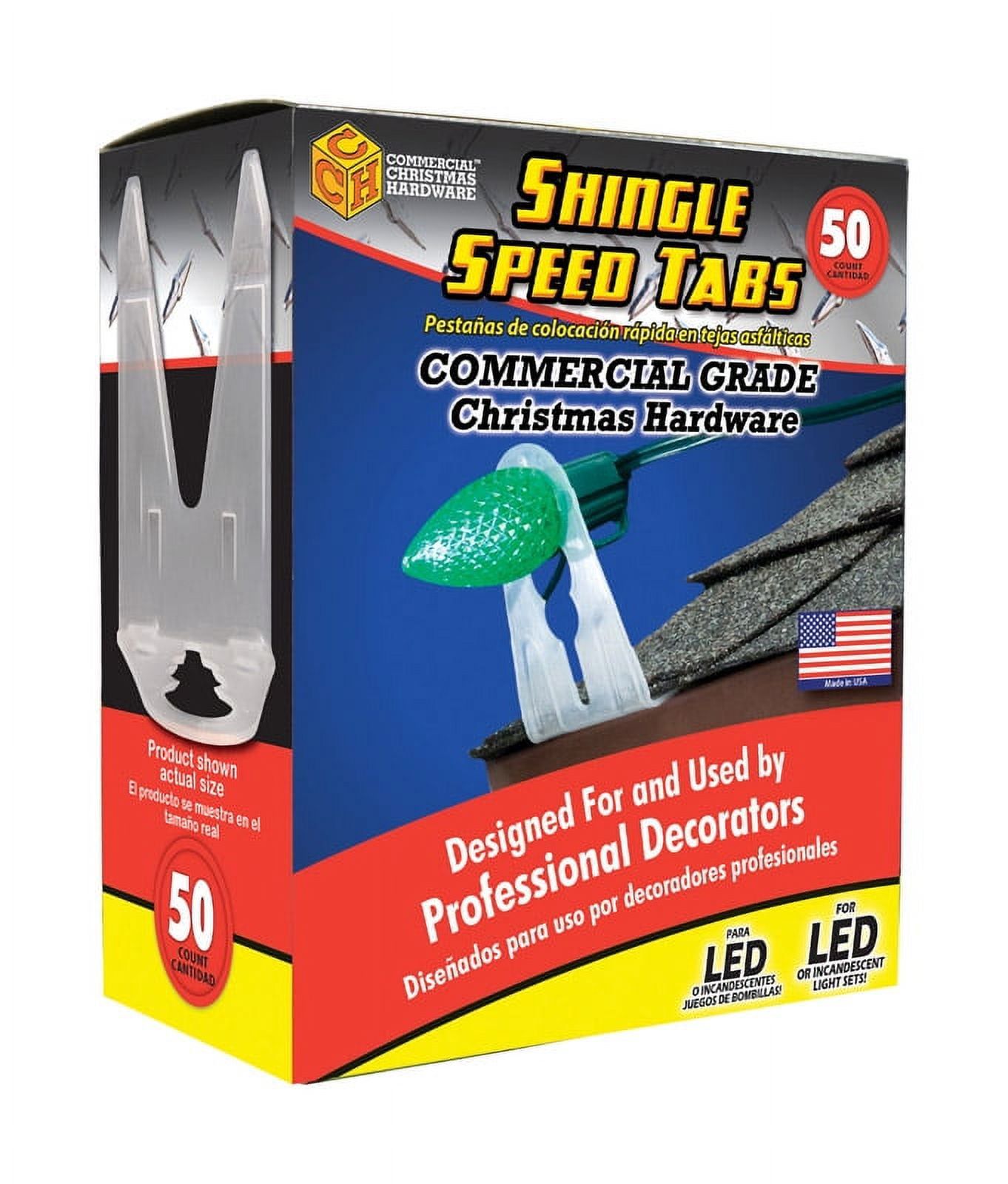 Commercial Grade Shingle Speed Tabs for LED Lights