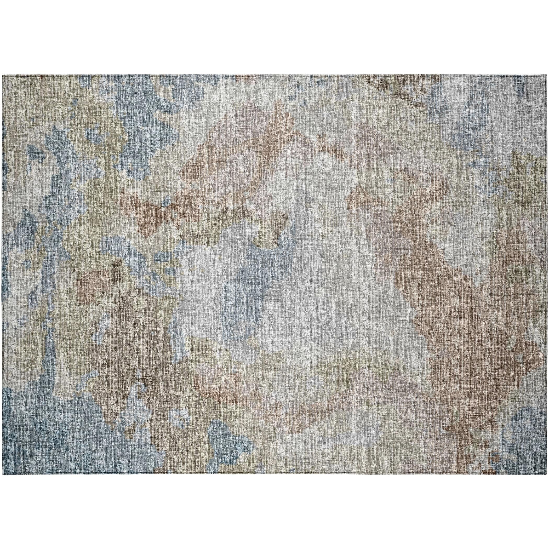 Moody Abstract Chenille Flat Woven 10' x 14' Area Rug