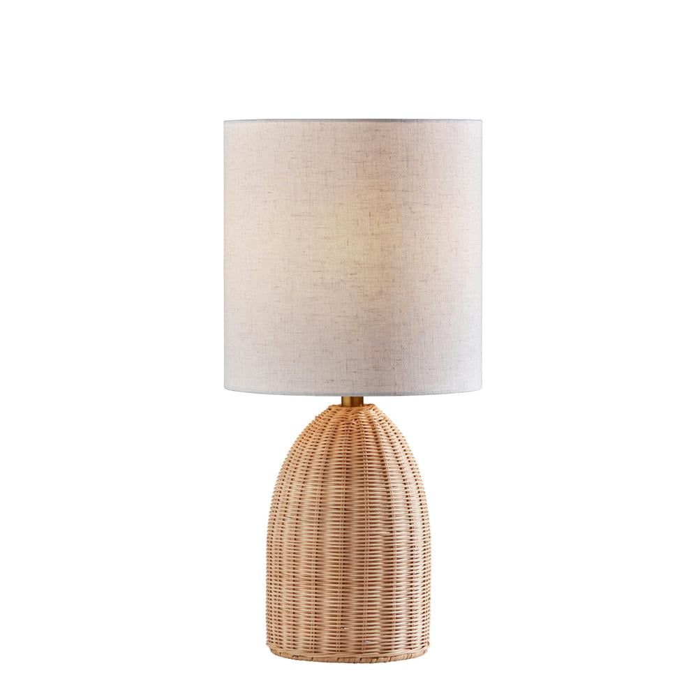 Bali 24" Tall Table Lamp with Off-White Shade