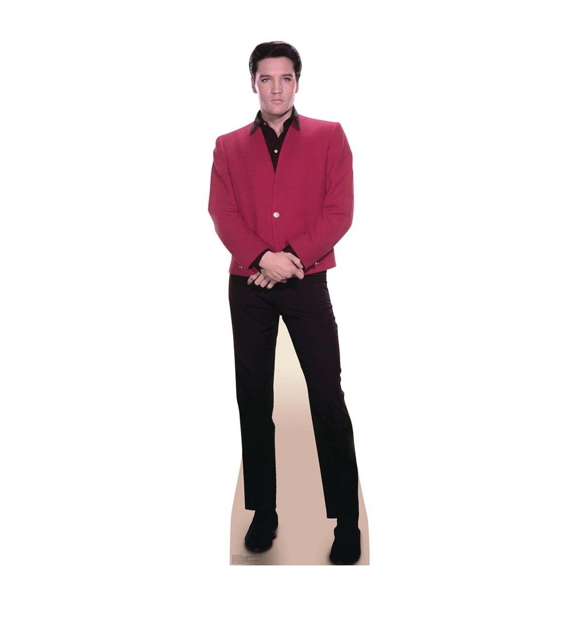 Life-Size Elvis Presley Red Jacket Cardboard Standup