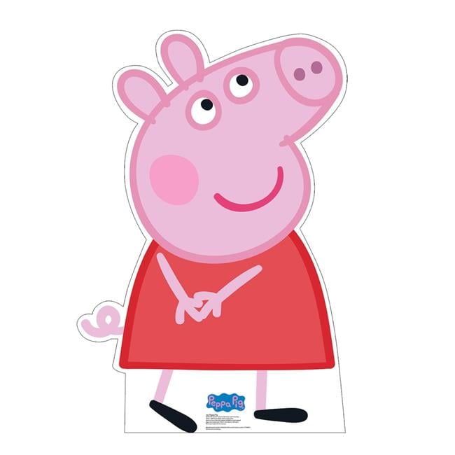 Peppa Pig Life-Size Cardboard Cutout with Easel Stand