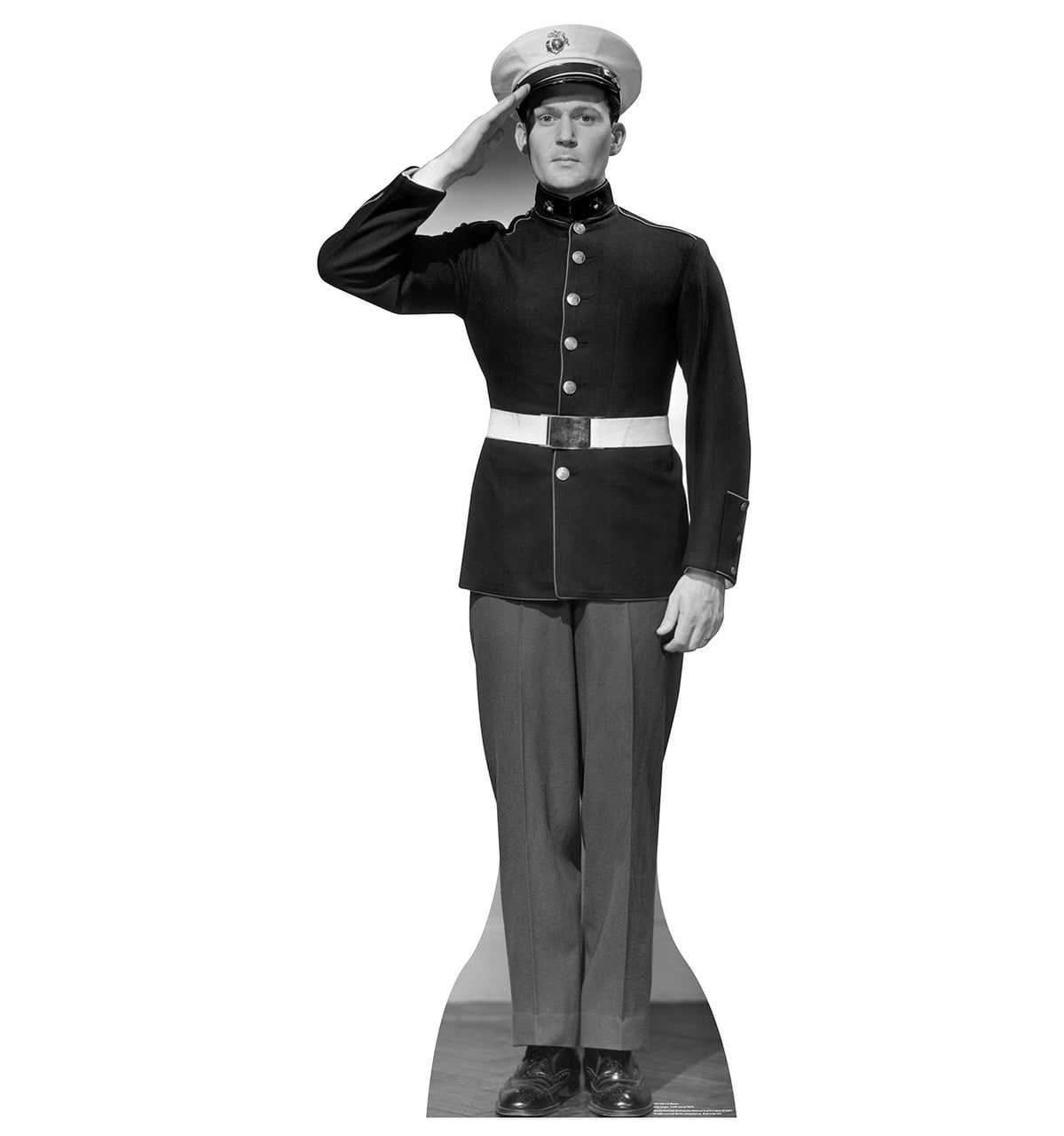 72 x 28 Inch WW II US Marine Cardboard Standup