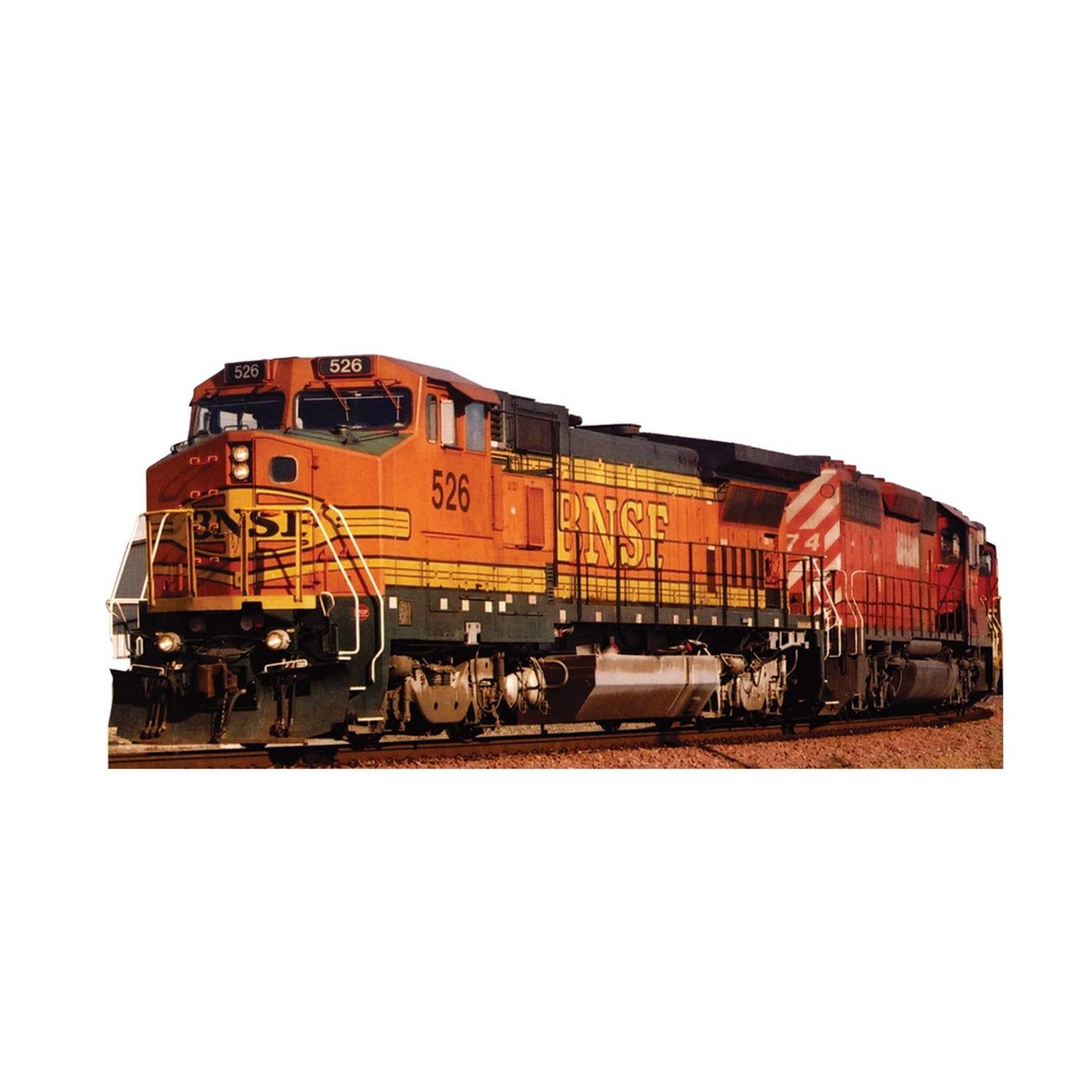 Life-Size BNSF Train 526 Cardboard Stand-Up