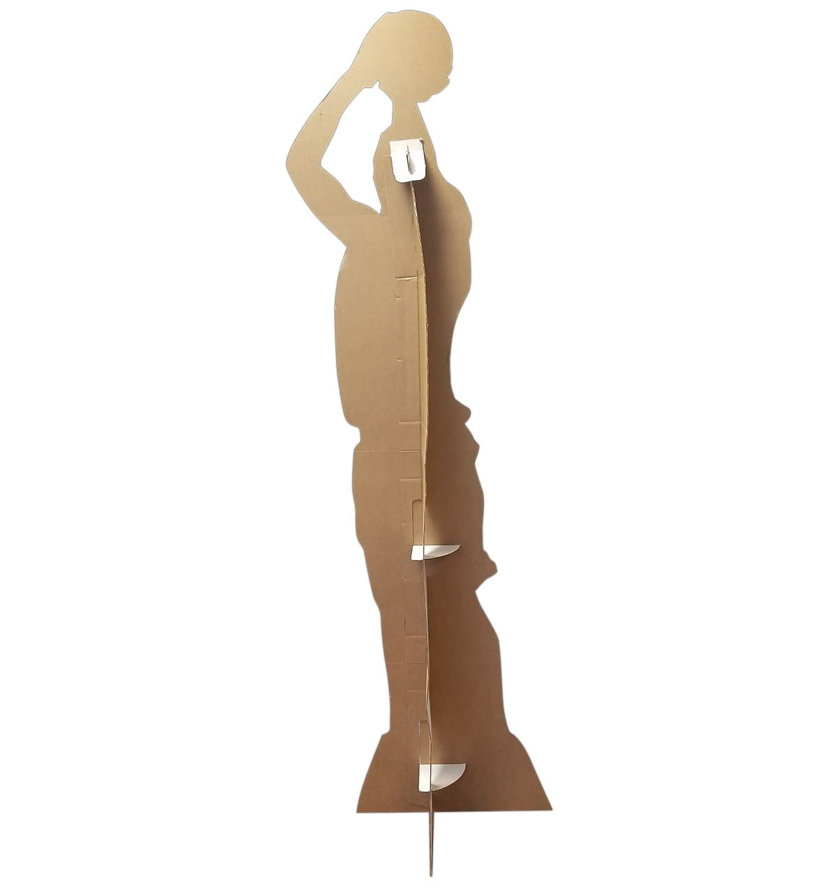 Life-Size Black Basketball Player Silhouette Cardboard Standee