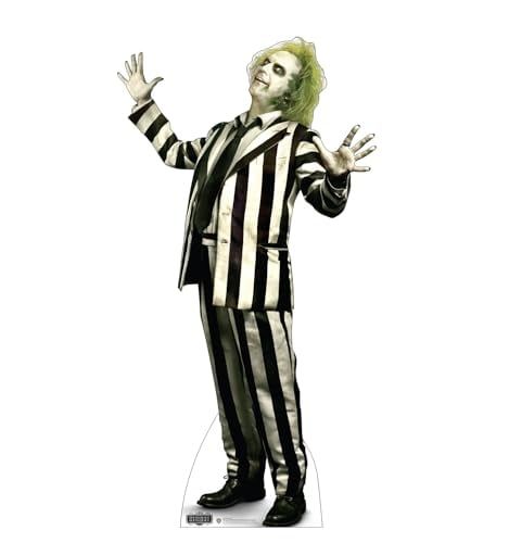 Beetlejuice Life Size Cardboard Cutout Standup - Black and White