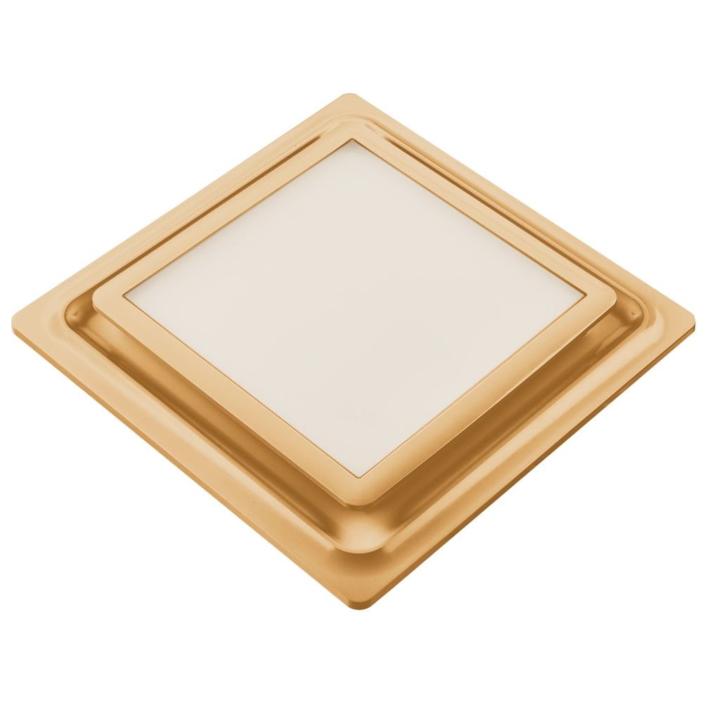 Satin Gold LED Ceiling Mount Exhaust Fan with Light