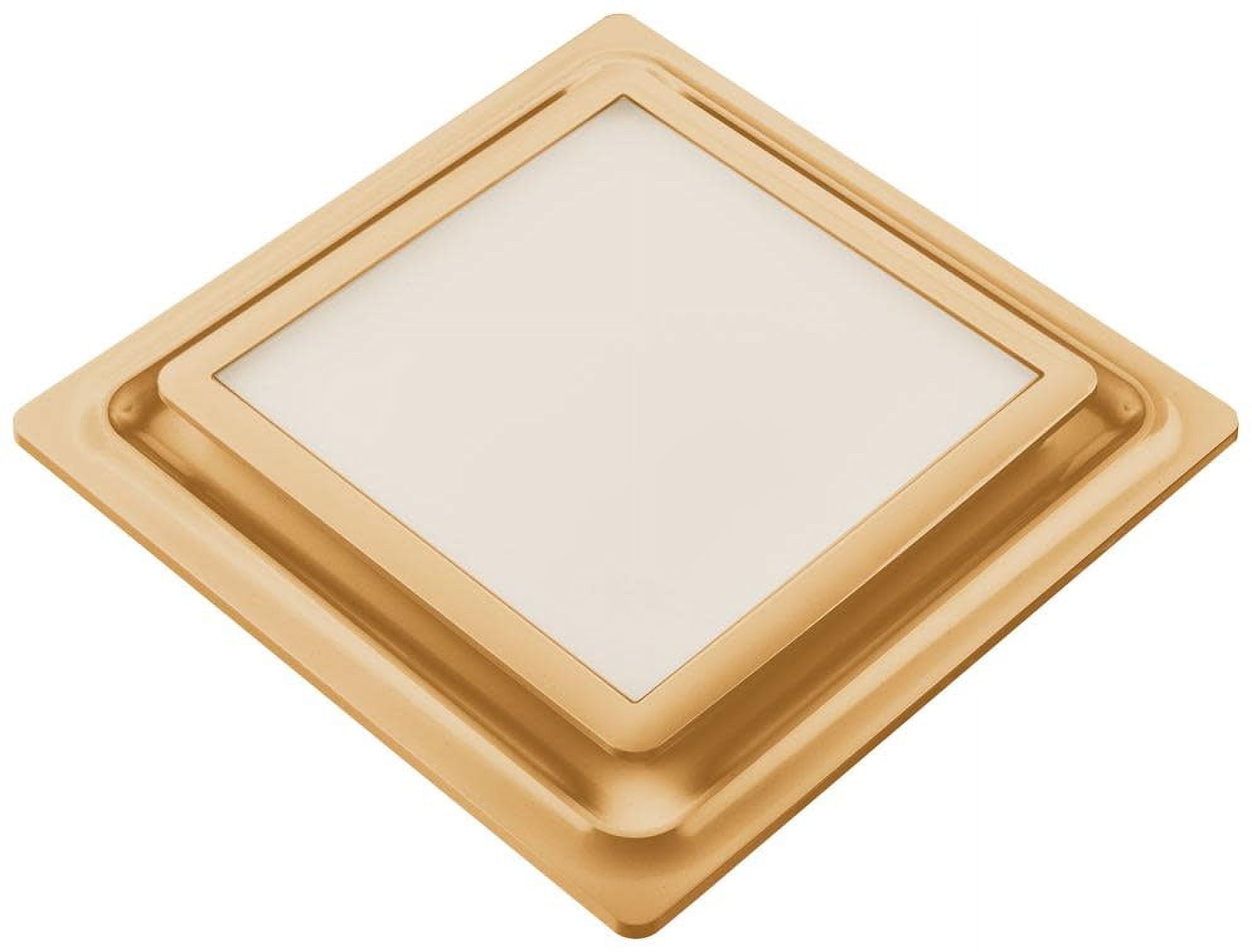Satin Gold LED Ceiling Mount Exhaust Fan with Light