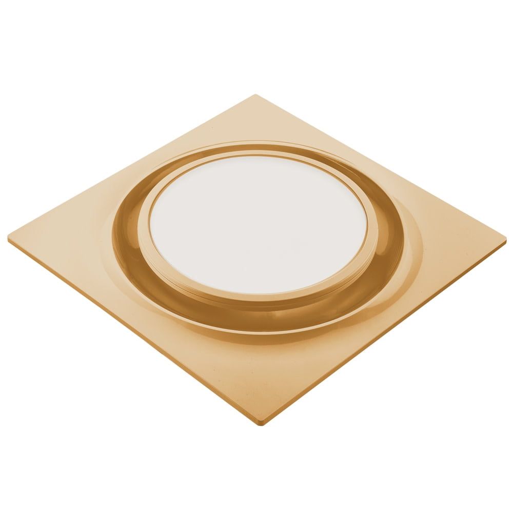 Gold Ceiling Mounted Quiet Exhaust Fan with LED Light