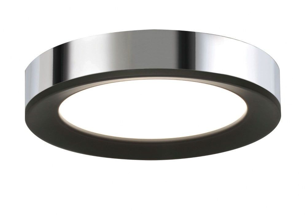 Alta 16" Chrome Glass LED Flush Mount Ceiling Light