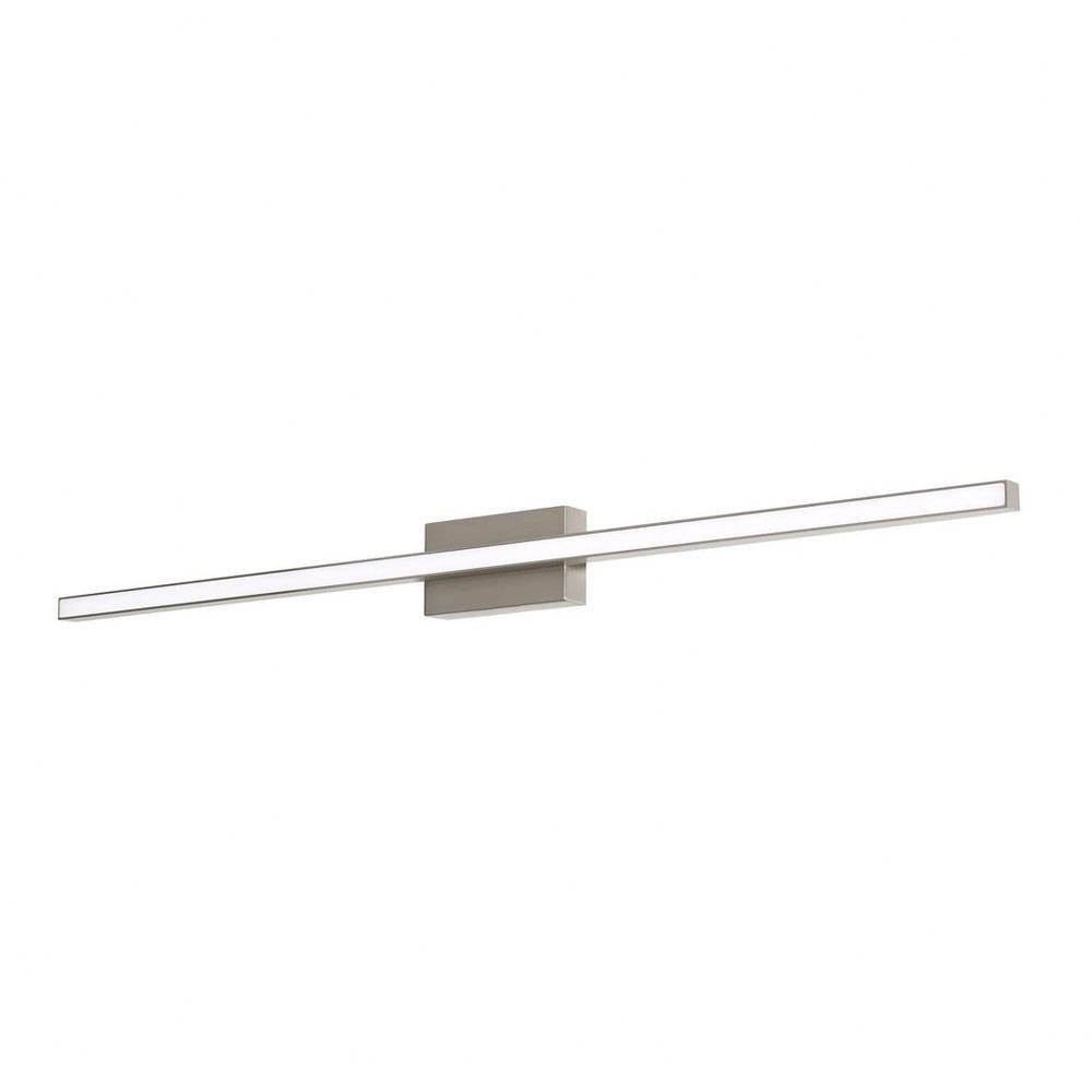 Sleek 36" Satin Nickel LED Bath Bar with Dimmable Lighting