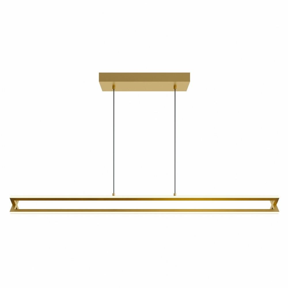 Cass 48" Gold LED Linear Pendant Light