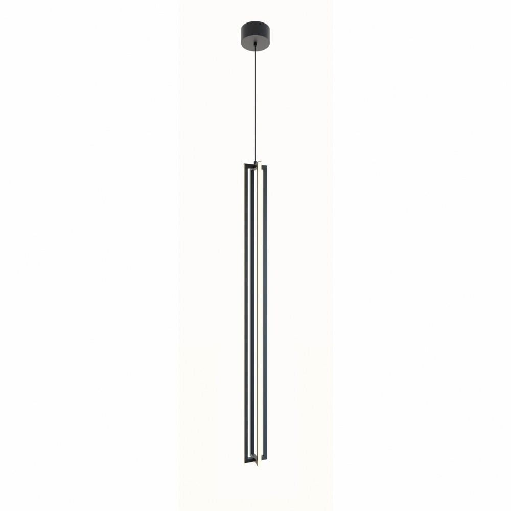 Cass Satin Nickel 48" Modern LED Pendant Light