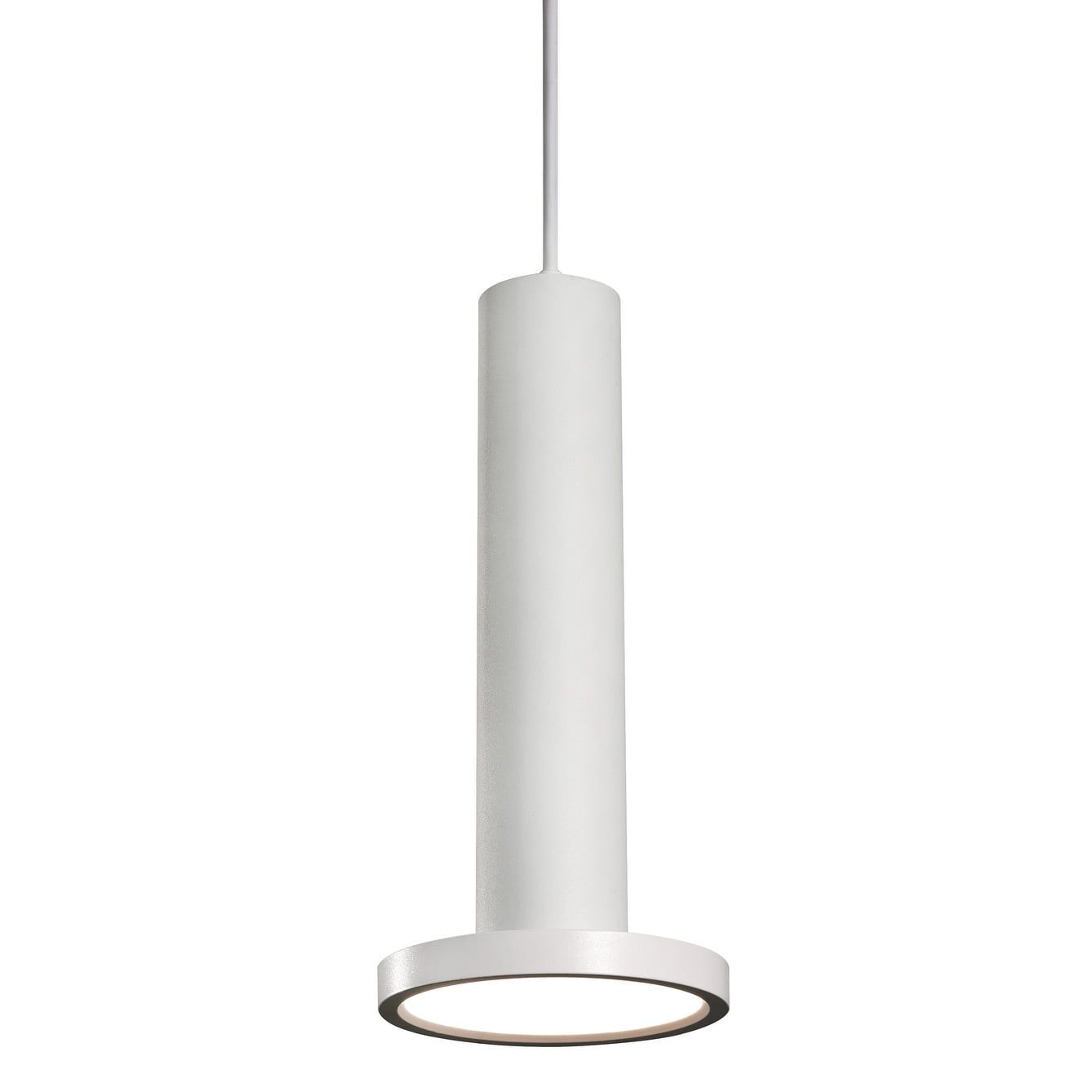 Luna Mini Crystal LED Pendant in White - Indoor/Outdoor Lighting