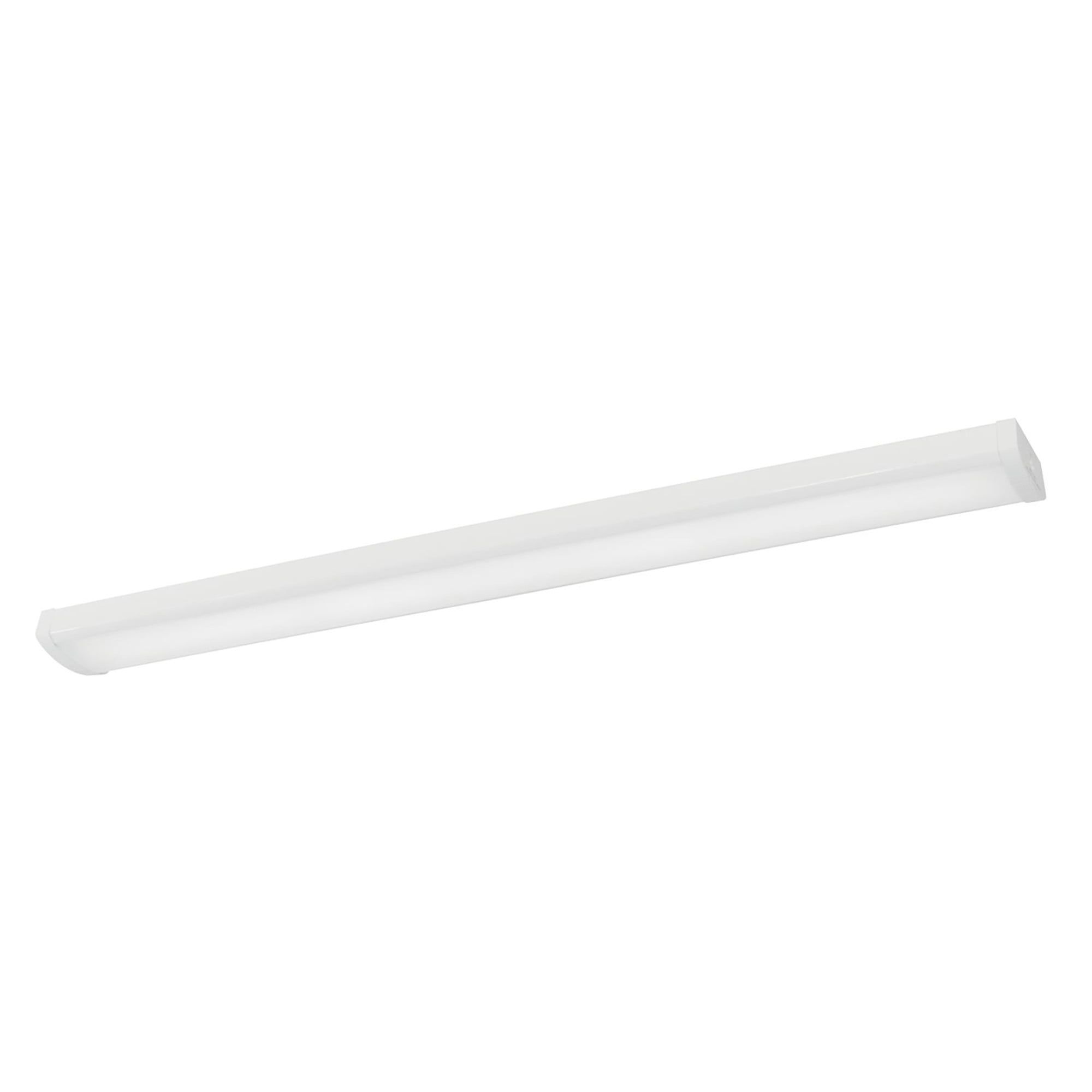 Shaw Modern White LED Linear Flush Mount Ceiling Light