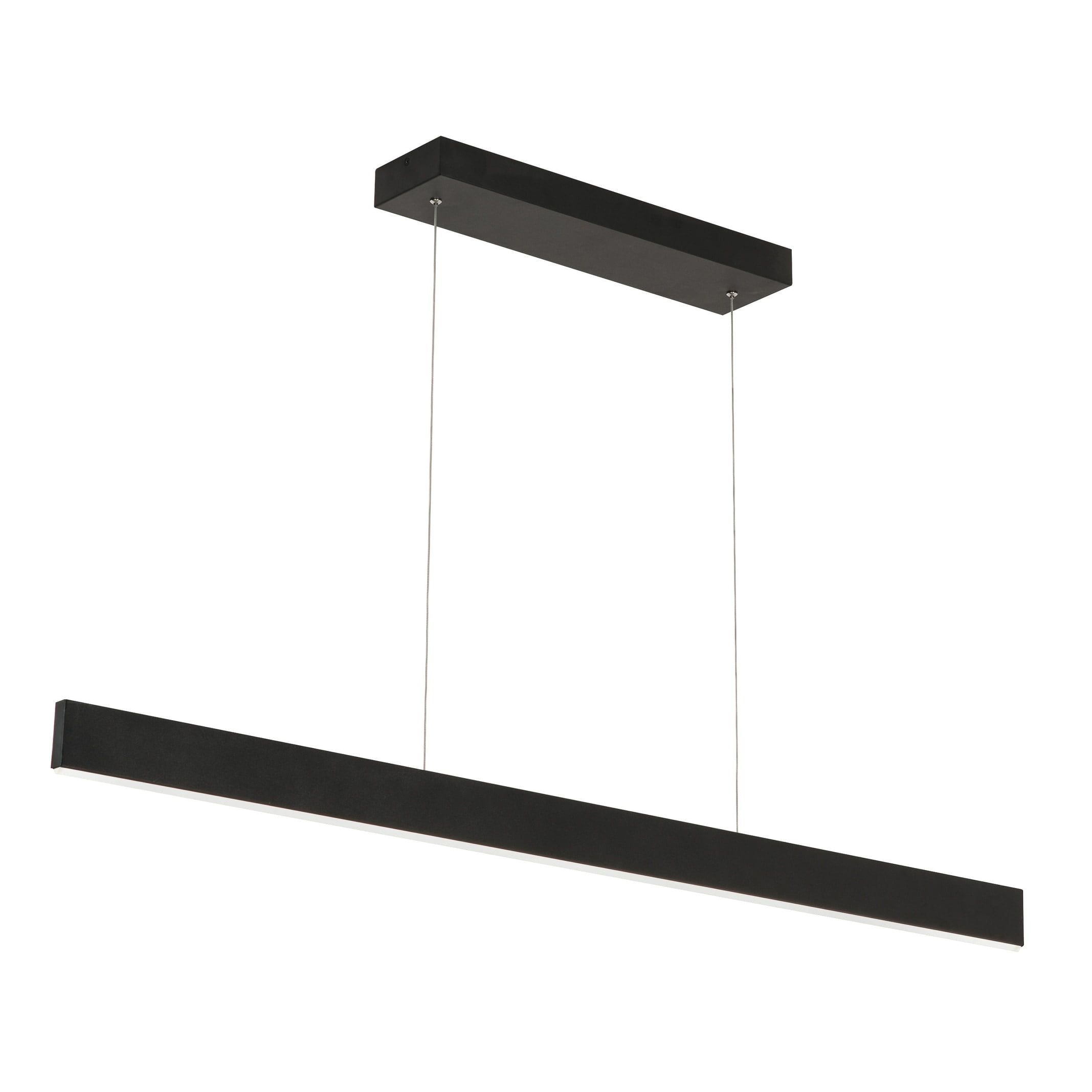 Stealth 36" Black Aluminum LED Linear Pendant Light