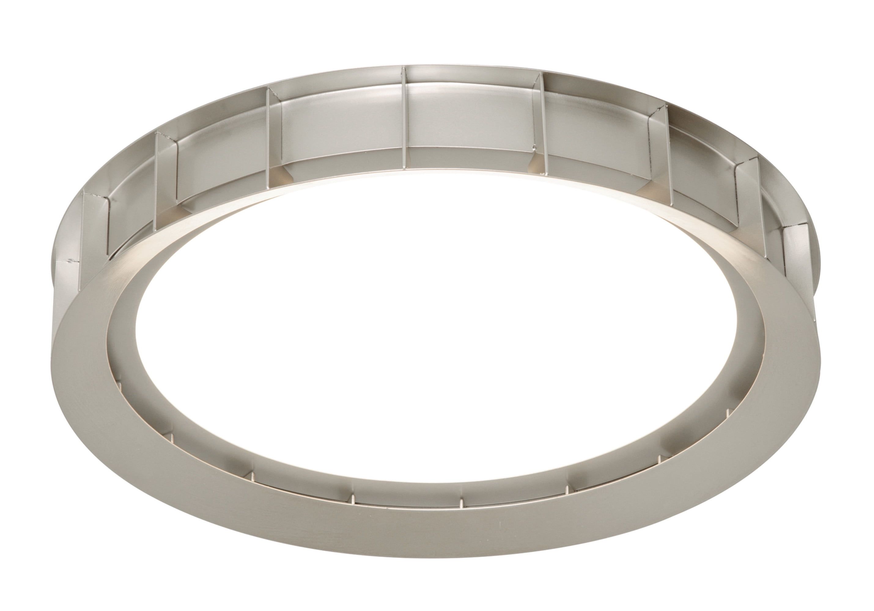 Satin Nickel 17" LED Flush Mount Ceiling Light