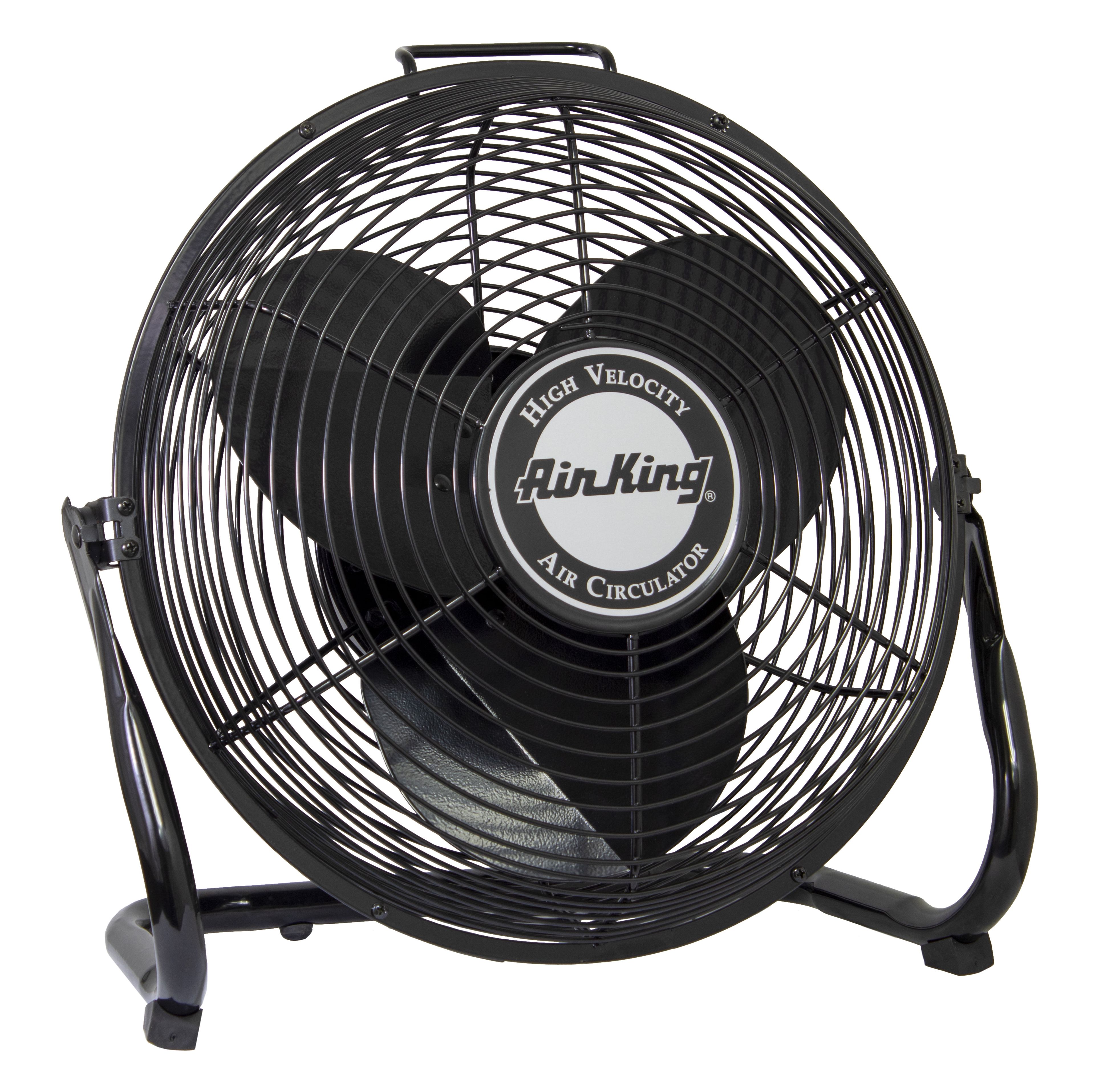 Air King 14" Black Industrial Grade Pivoting Floor Fan