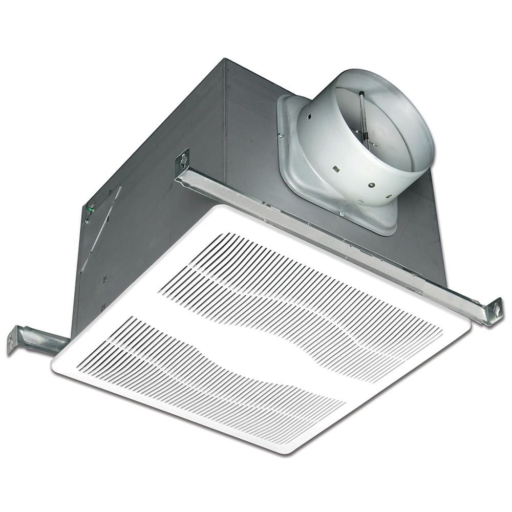 White Galvanized Steel Ceiling Mount Energy Star Exhaust Fan