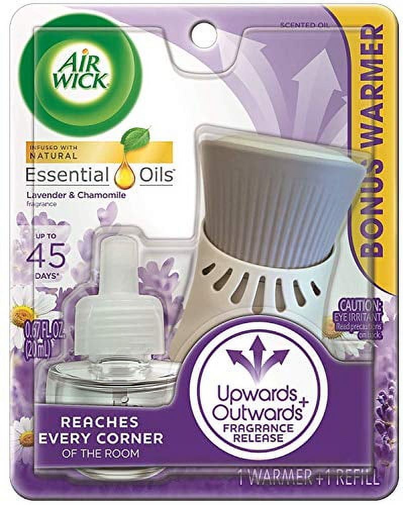 Lavender & Chamomile Scented Oil Warmer with Refill