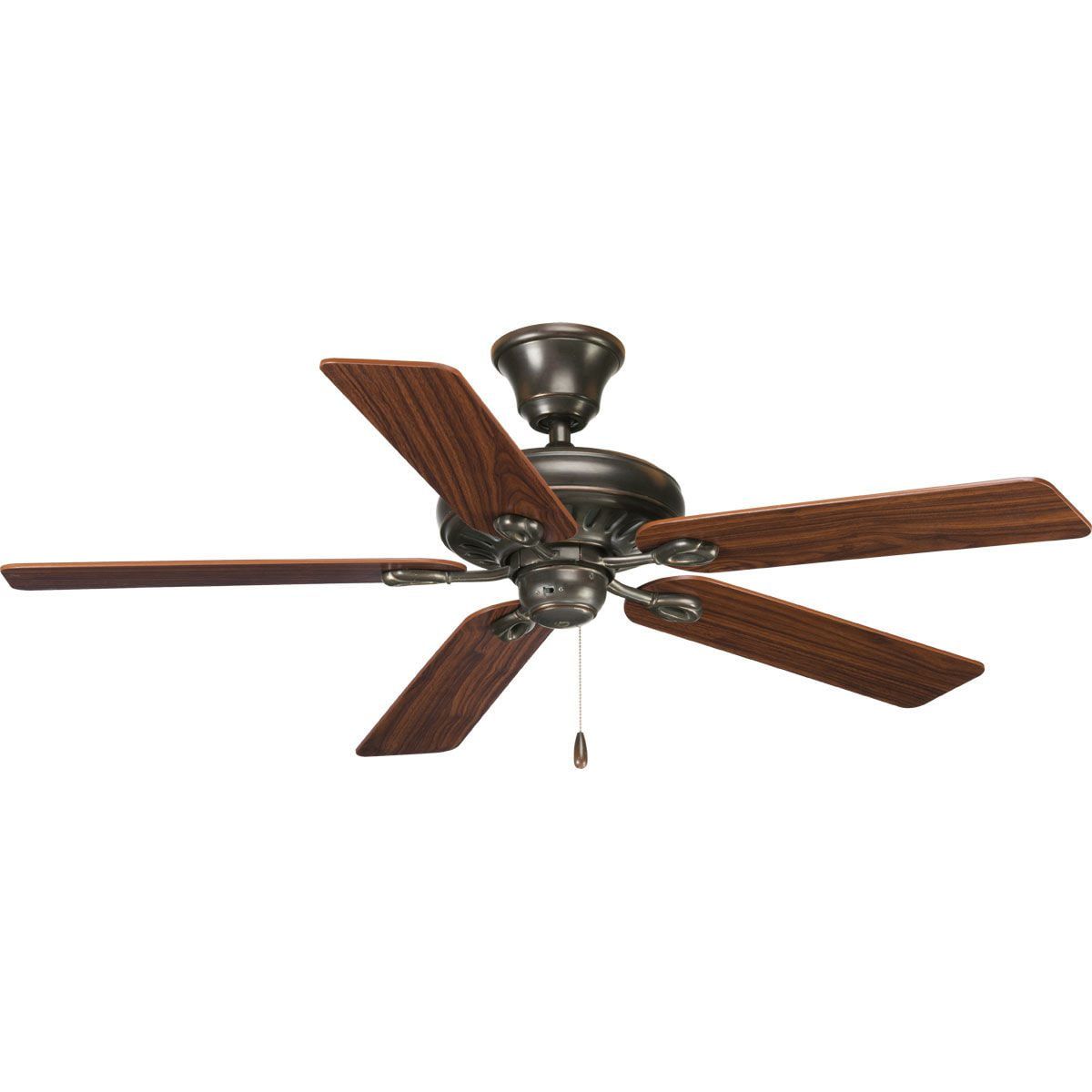 Antique Bronze 52" Ceiling Fan with Reversible Blades