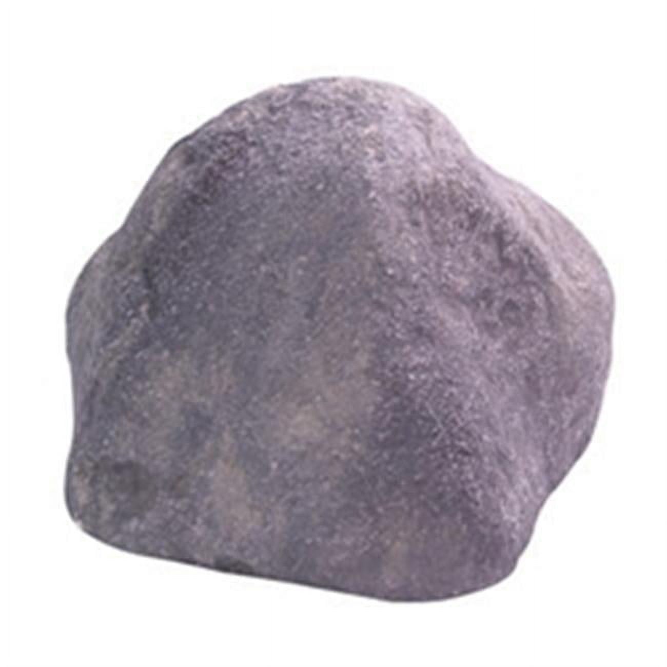 Small Gray Fiberglass Faux Rock Cover for Garden