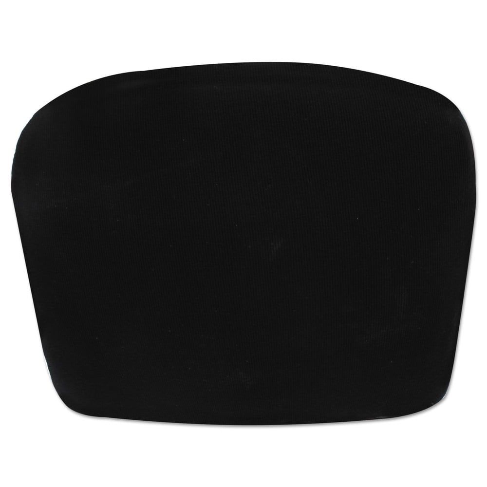 Black Cooling Gel Memory Foam Backrest with Adjustable Straps