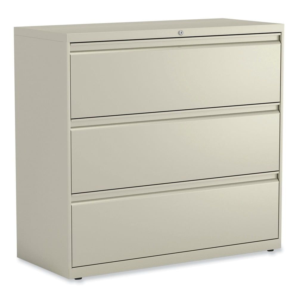 Putty 3-Drawer Lockable Lateral File Cabinet