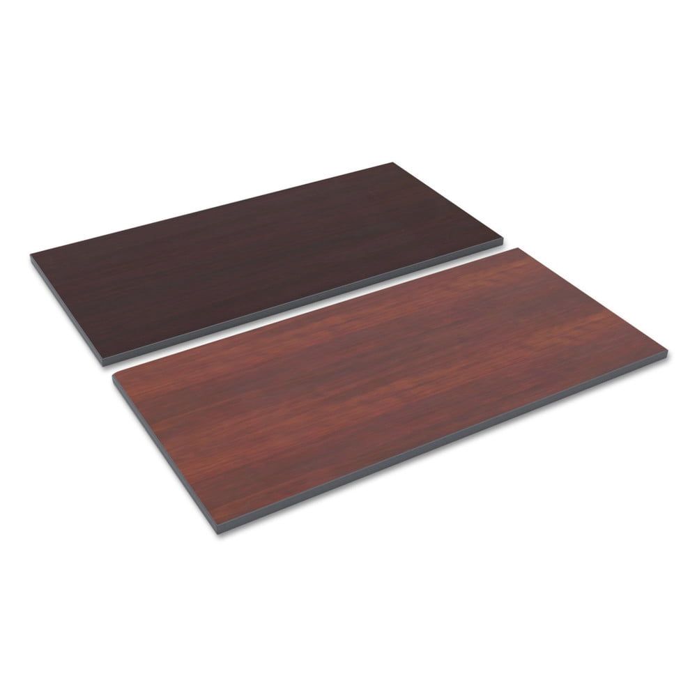 Reversible Medium Cherry and Mahogany Laminate Rectangular Table Top