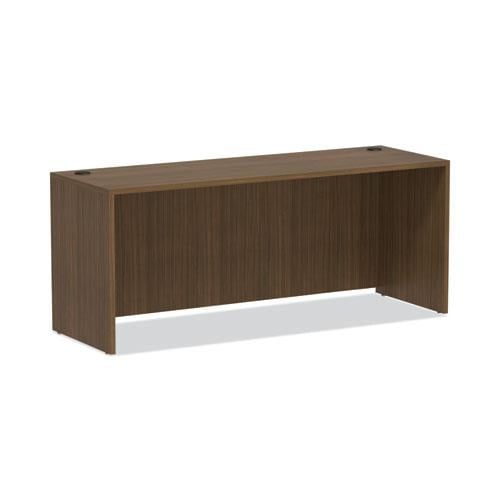 Espresso Walnut 73'' Office Credenza with Filing Cabinet