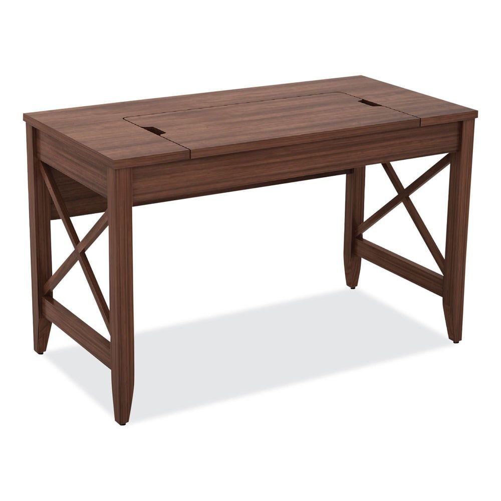 Modern Walnut Sit-to-Stand Adjustable Height Desk