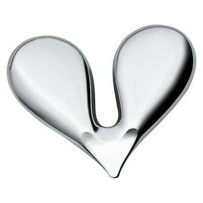 Polished Stainless Steel Heart-Shaped Nut Splitter