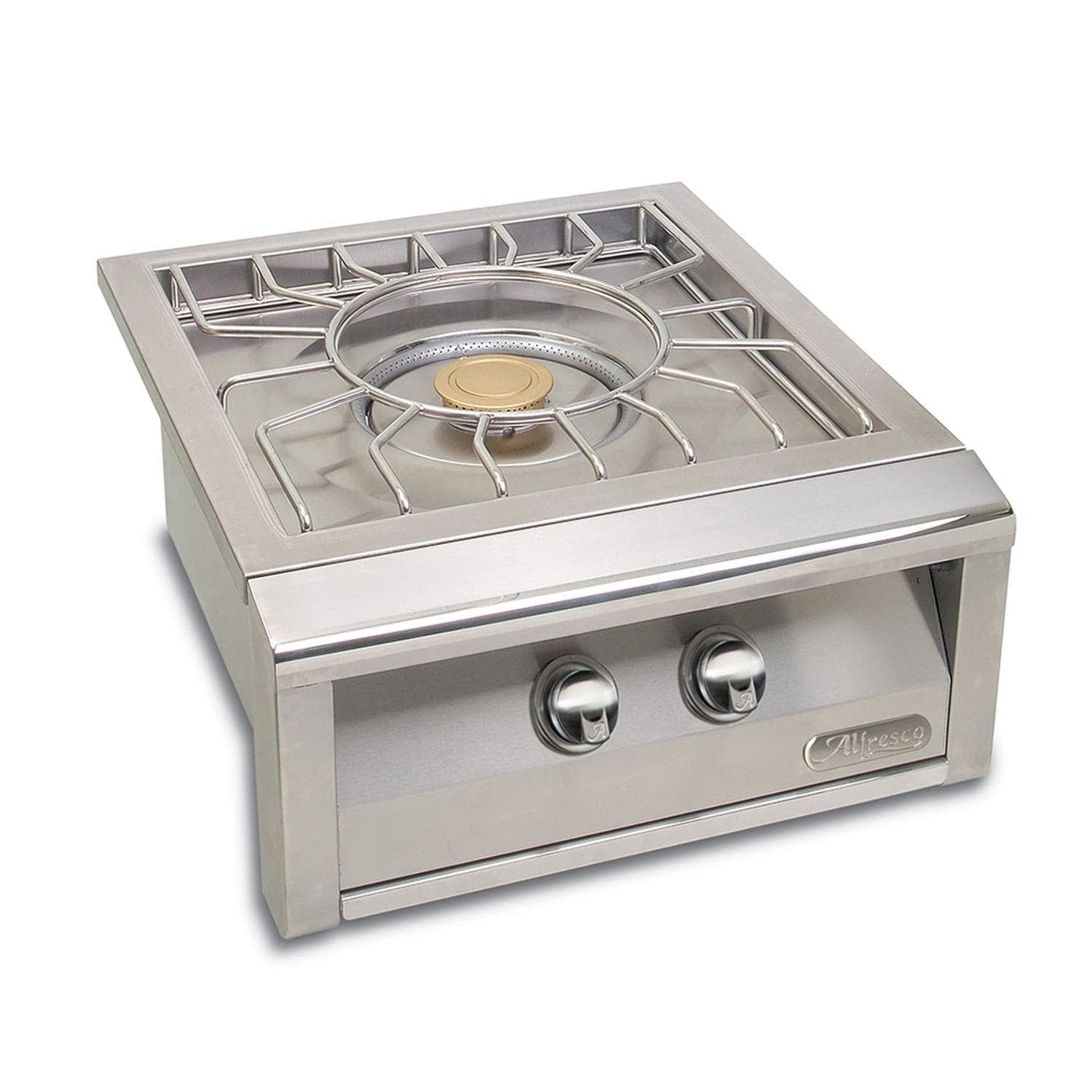 Alfresco 24-Inch Stainless Steel Propane Gas Double Burner