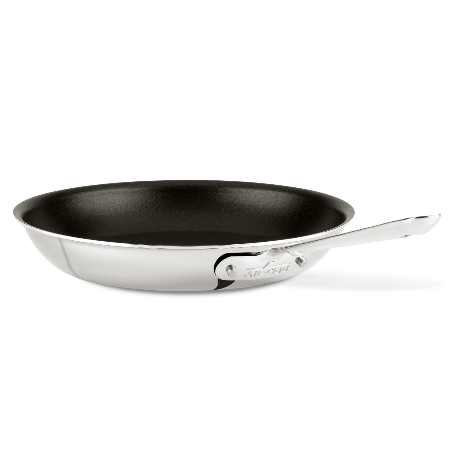 12-Inch Stainless Steel Nonstick Fry Pan with Riveted Handle