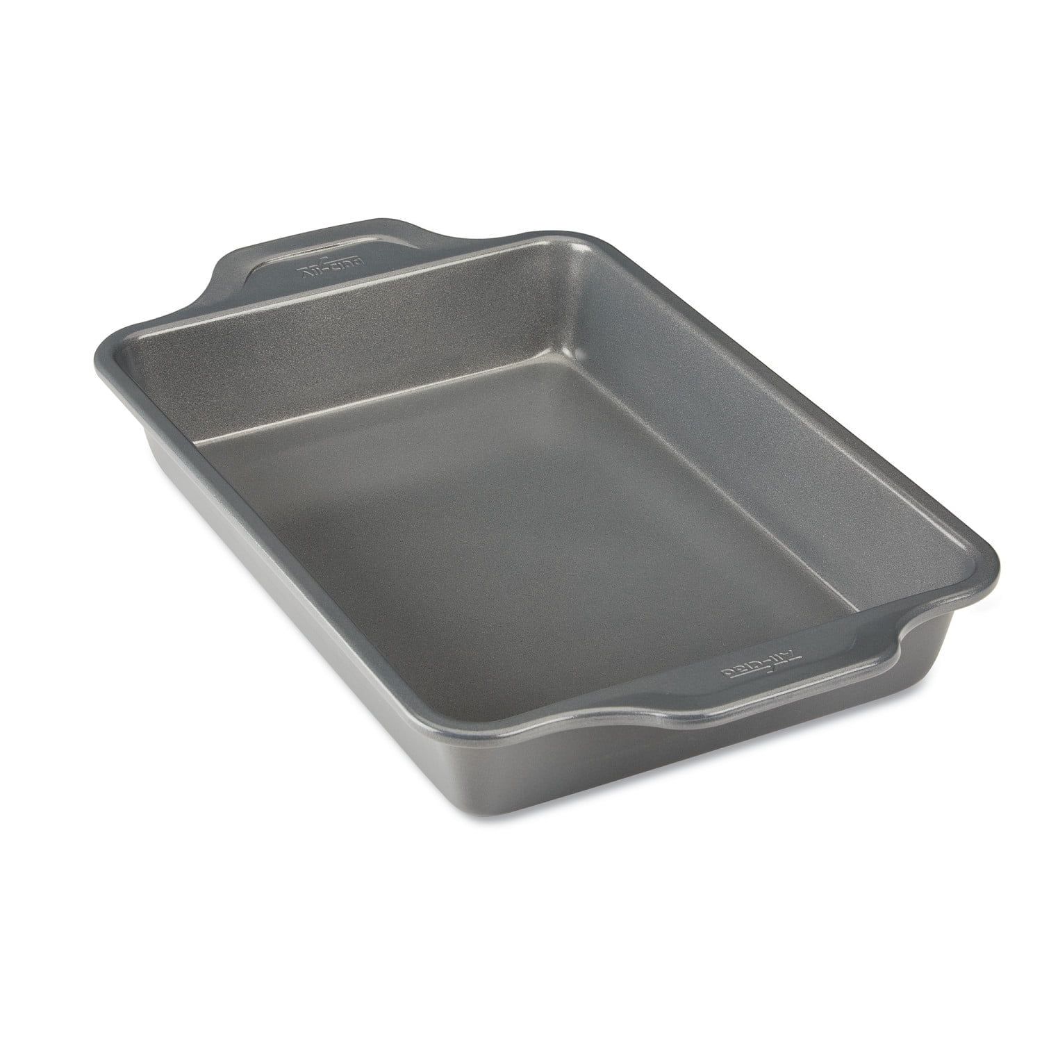 Gray Nonstick Silicone Rectangular Baking Pan 9x13 Inch