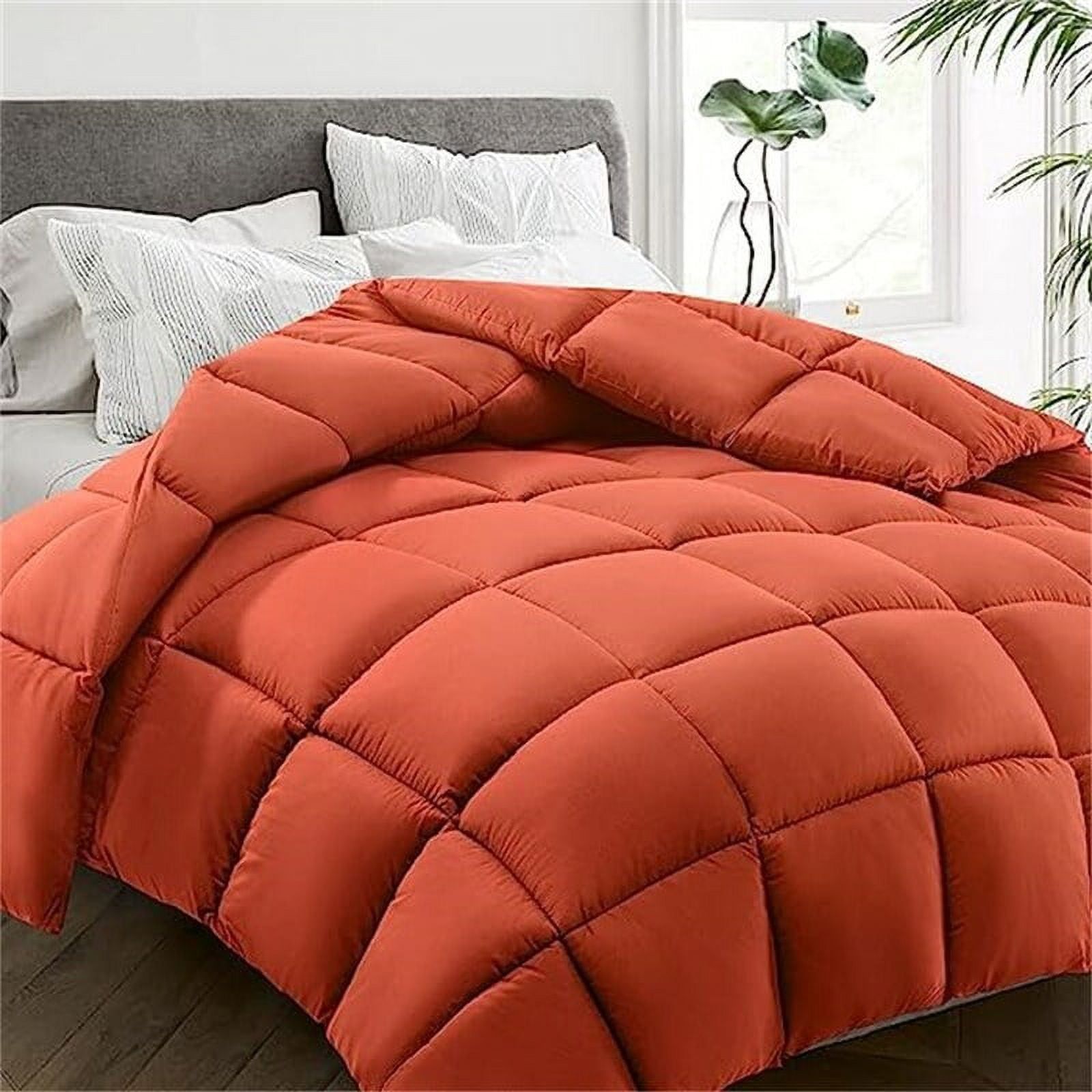 Burnt Orange Queen Size All Season Comforter