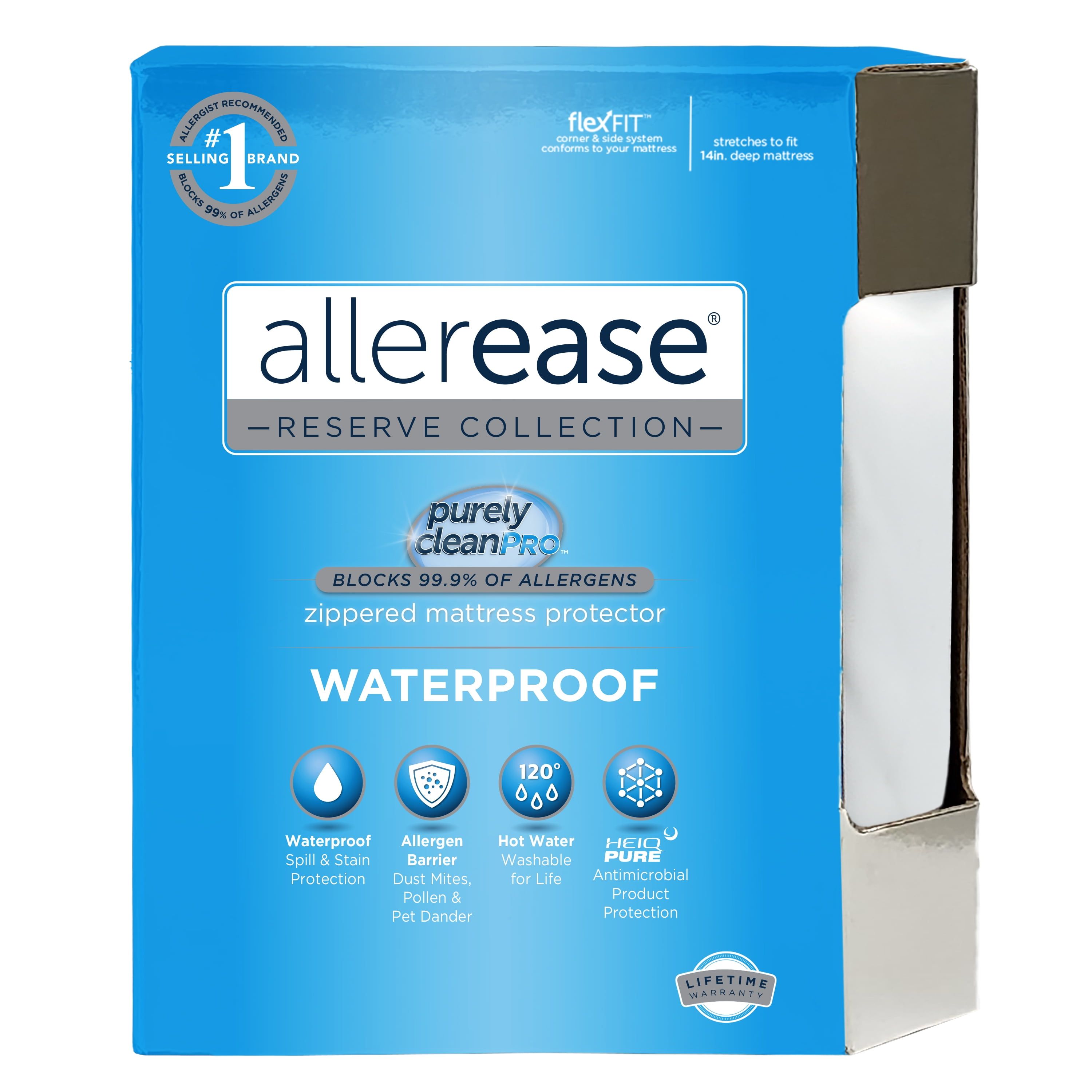 AllerEase Twin Waterproof Zippered Mattress Protector