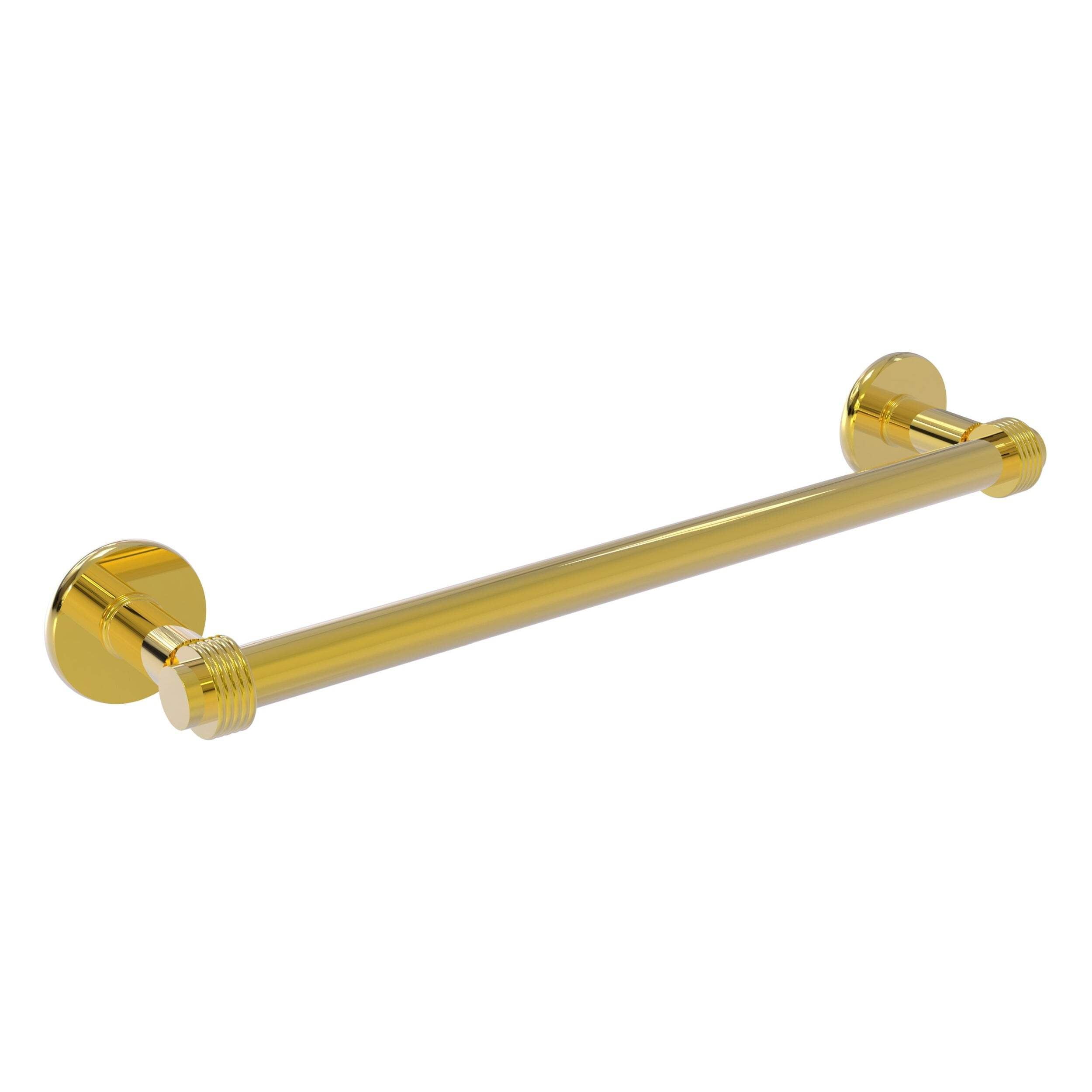 Polished Brass 24-Inch Wall Mounted Towel Bar