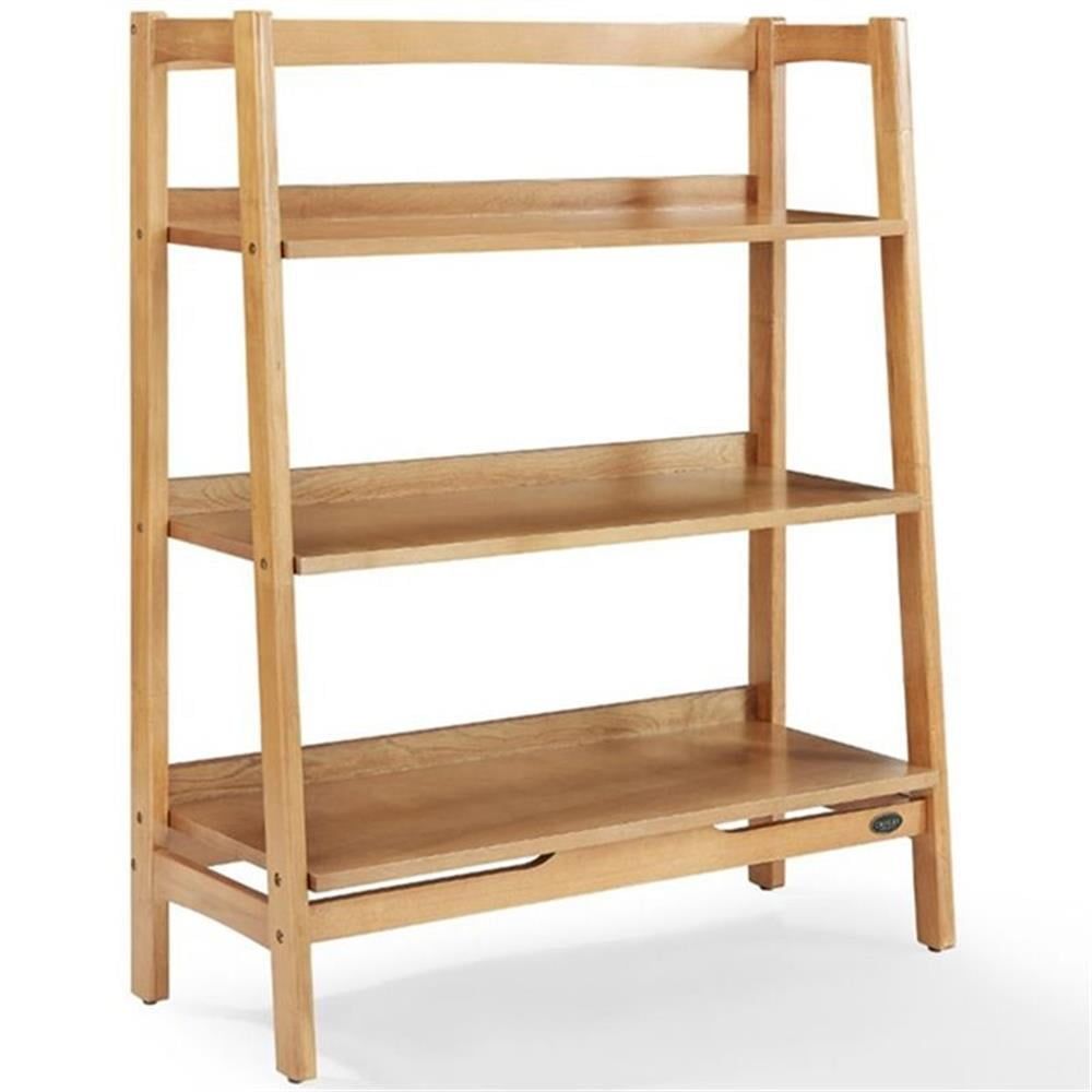 Acorn Mid-Century Modern 3-Shelf Ladder Bookcase