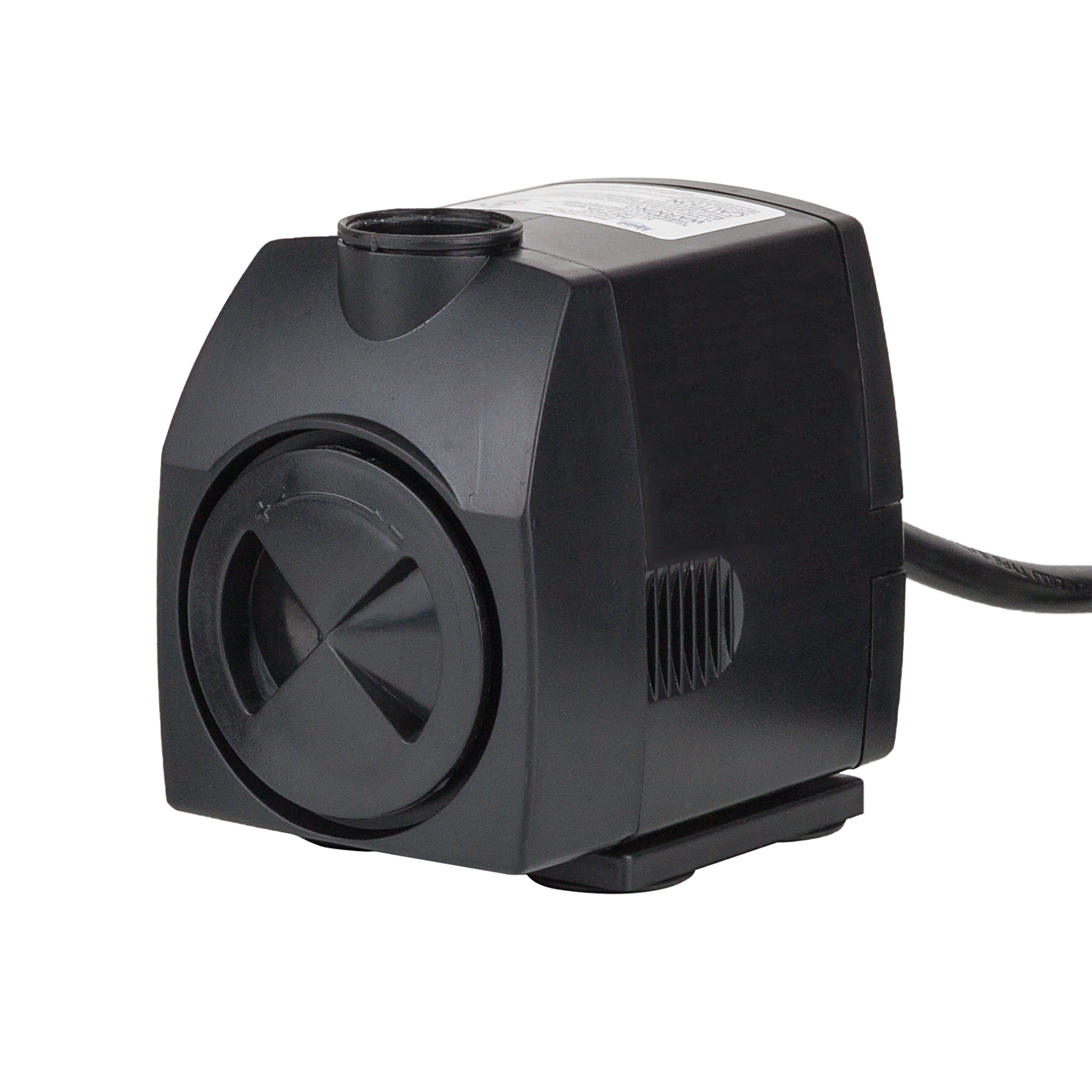 Black Submersible 400 GPH Fountain Stream Pump