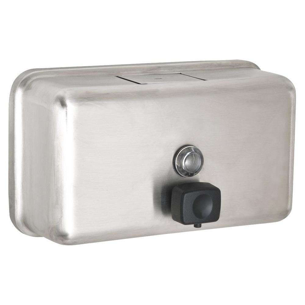 Stainless Steel Horizontal Wall-Mounted Soap Dispenser 1200 mL