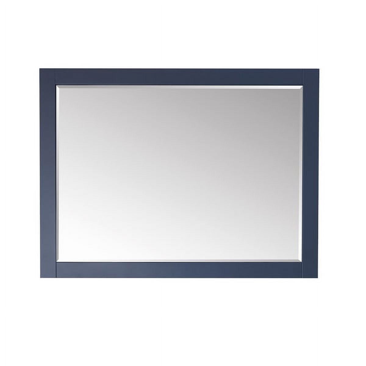 Ivy 36'' Royal Blue Wood Framed Bathroom Mirror