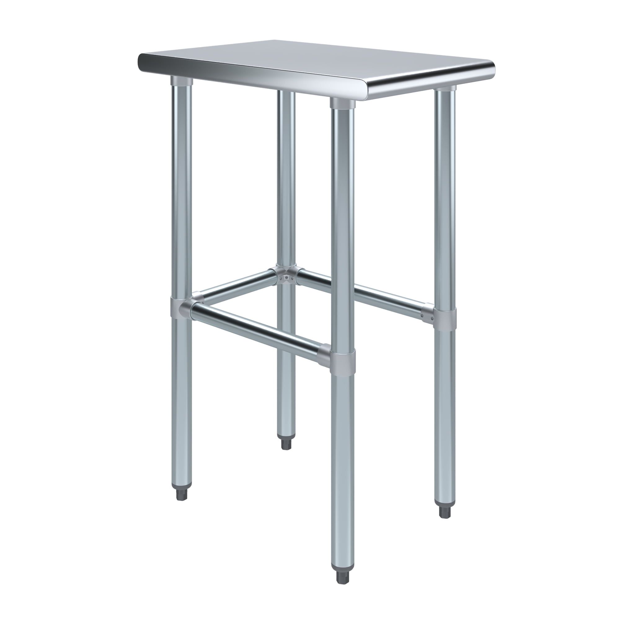 24'' x 15'' Stainless Steel Utility Work Table with Galvanized Legs