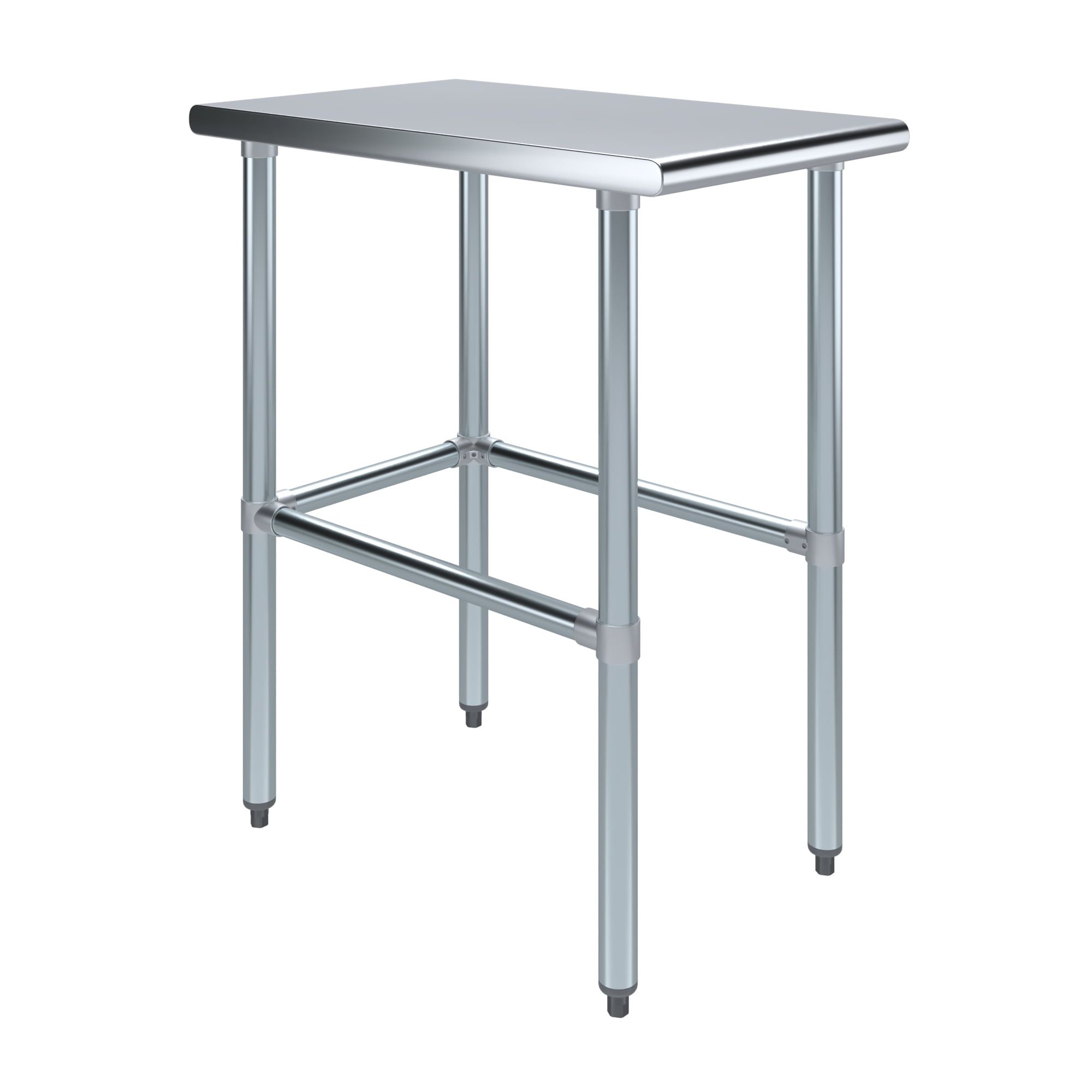 30" Stainless Steel Work Table with Galvanized Steel Legs