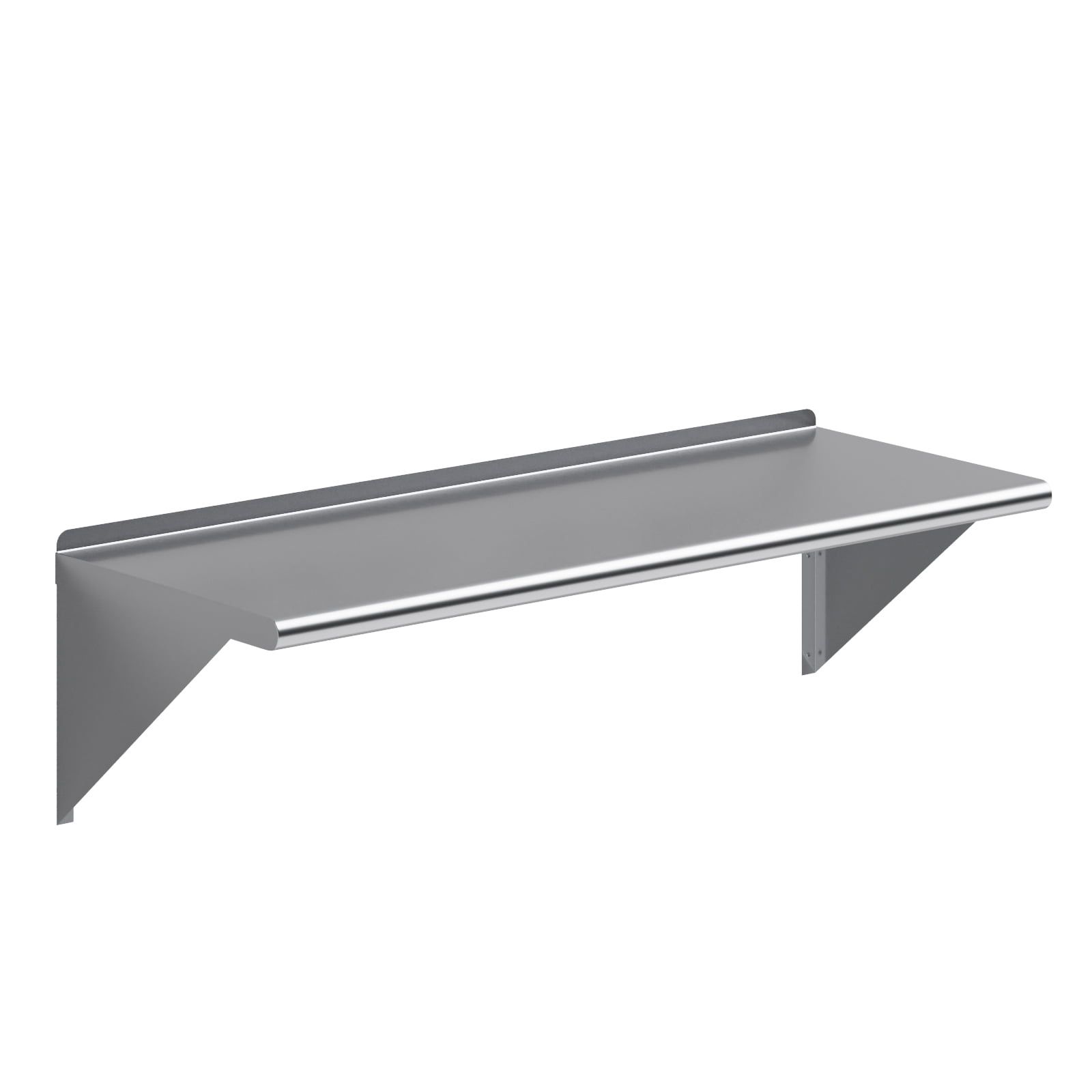 48" Long 18" Deep Stainless Steel Wall Shelf