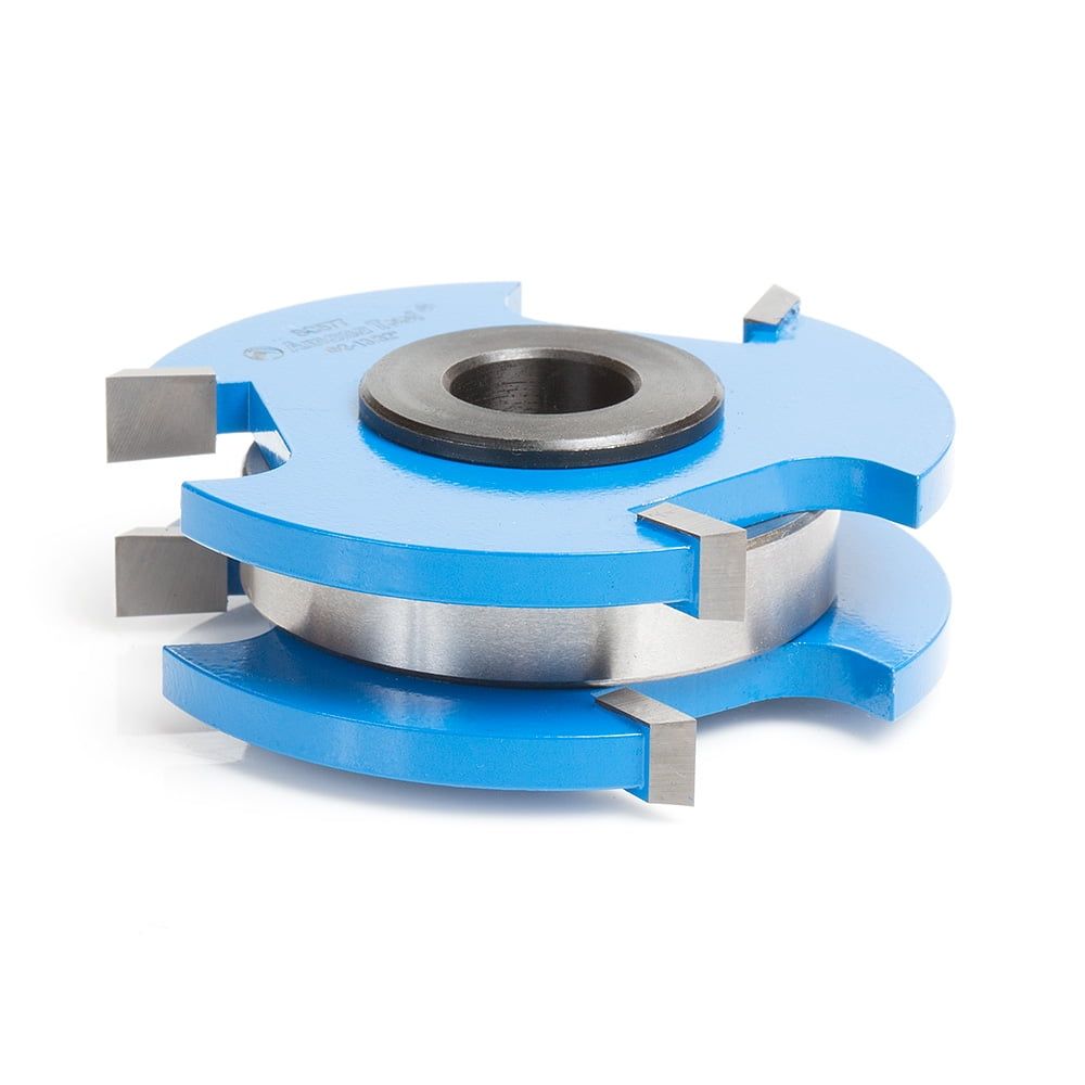 Amana Blue Carbide Tipped 3-Wing Tongue & Groove Shaper Cutter