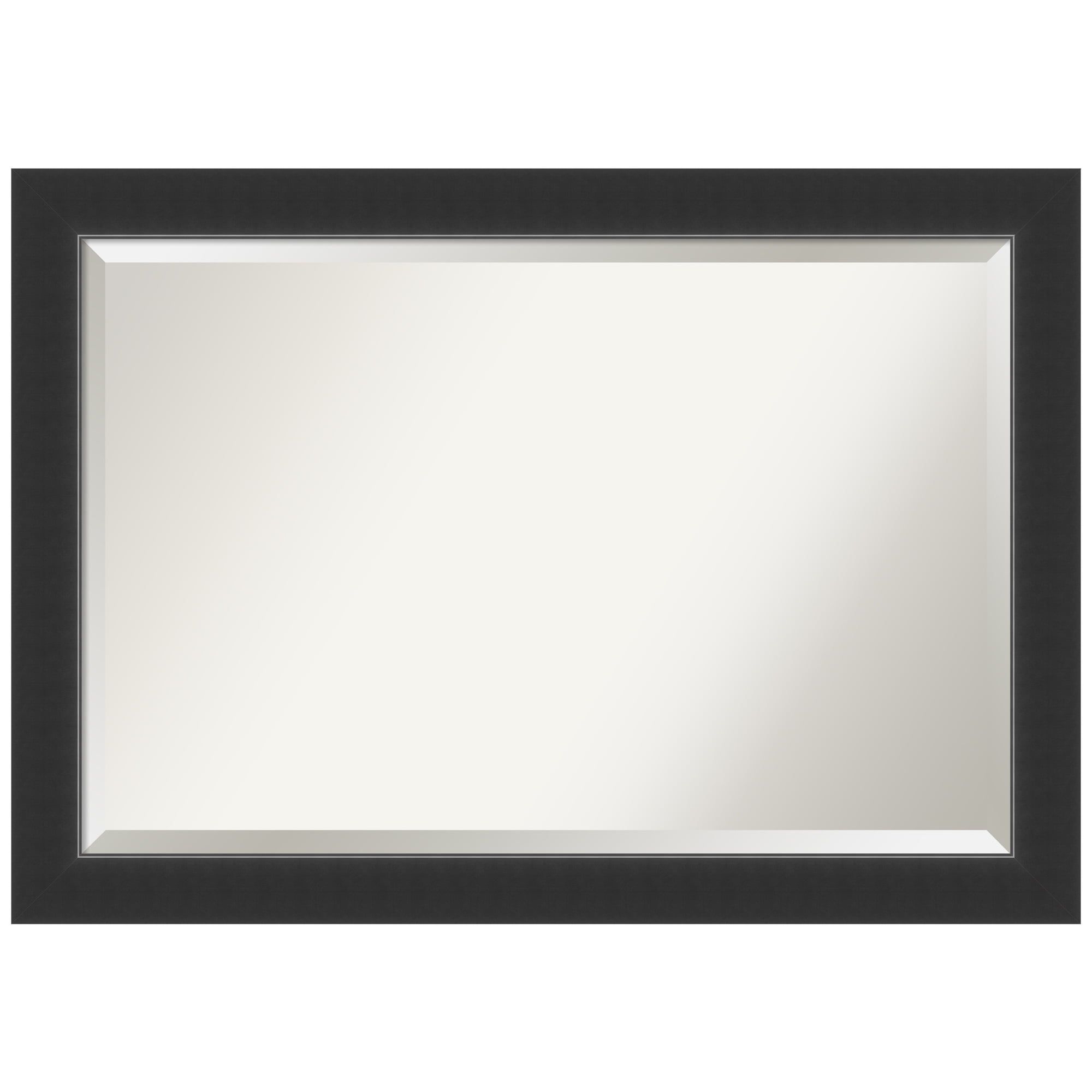 Corvino Pine Wood 29" x 41" Beveled Rectangular Wall Mirror