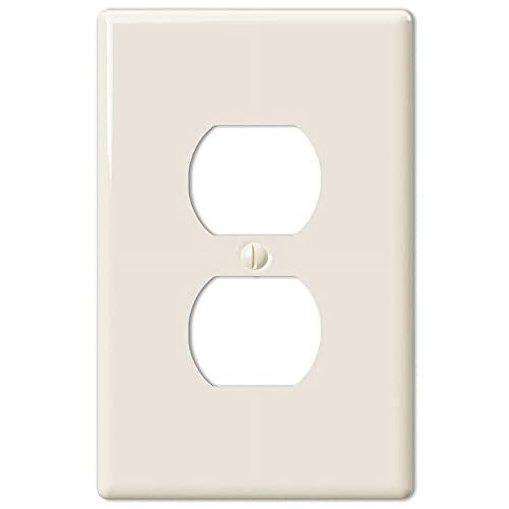 Biscuit Ceramic Single Duplex Wallplate