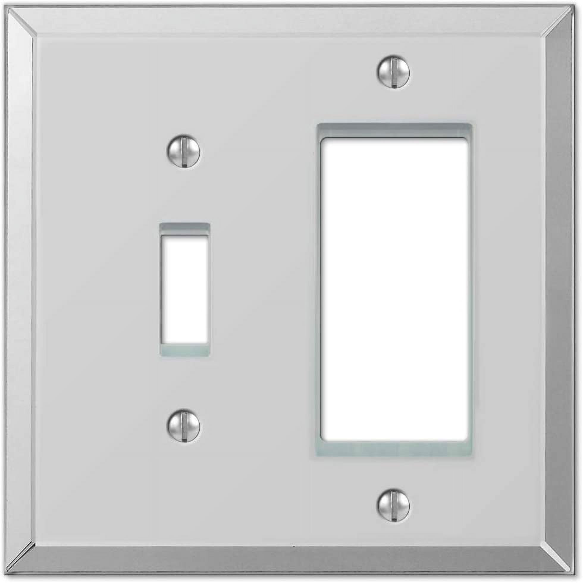 Clear Acrylic Single Toggle and Rocker Wall Plate